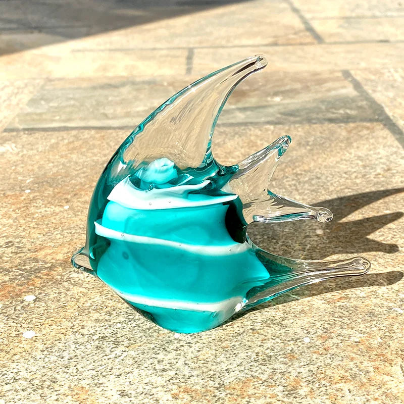 Crystal Fish Figurine Lovely Glass Blown Fish Tank