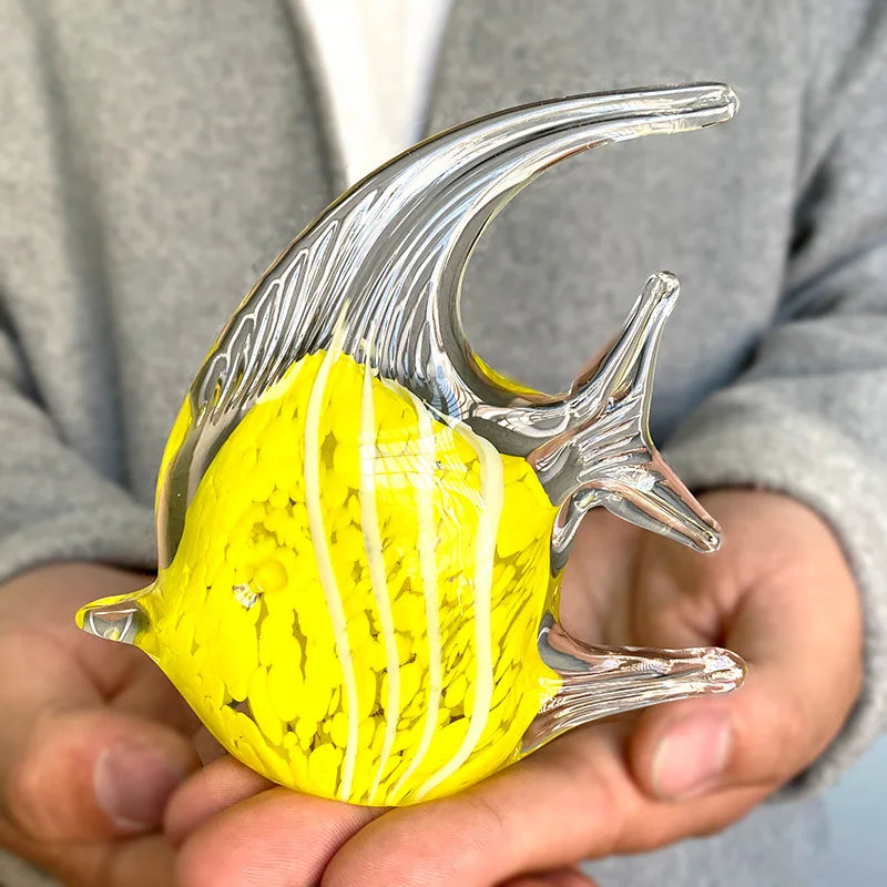 Crystal Fish Figurine Lovely Glass Blown Fish Tank