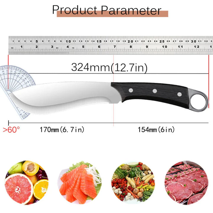 PLYS Forged Chopping Knives Stainless Steel Butcher