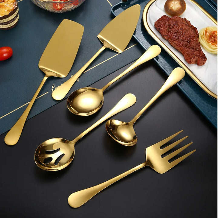 Large Serving Flatware Silverware Stainless Steel